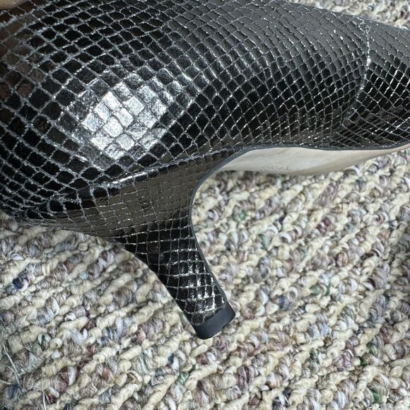 Franco Sarto Shoes Women's 8.5M Silver Heel Pumps - Picture 6 of 9